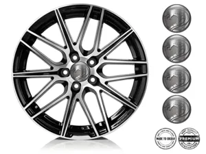 Emblème roue design premium badges drift sport